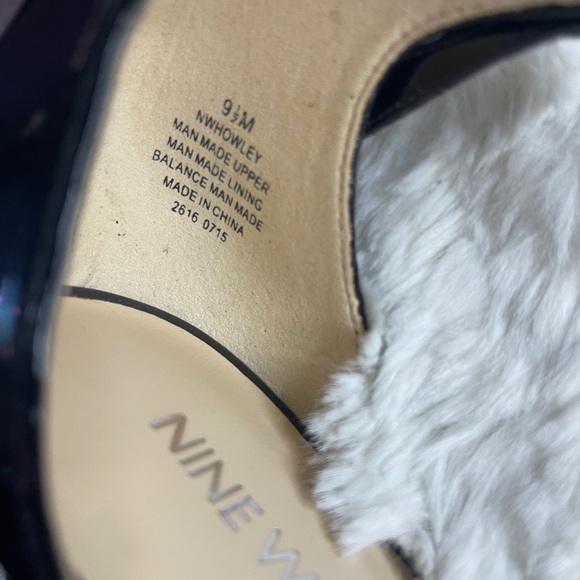 Nine West Howley Black Patent Leather Pumps 9 1/2M - Picture 10 of 14